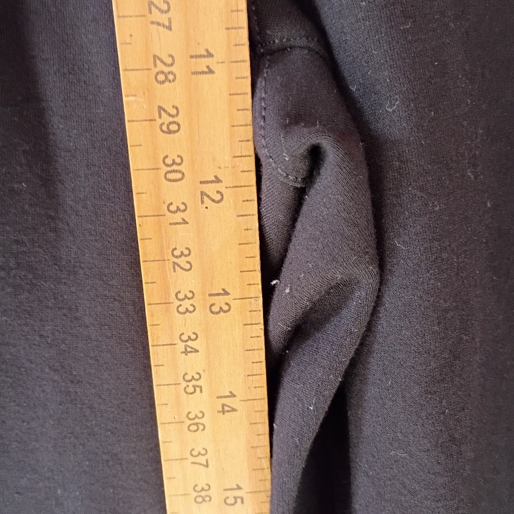 Chicos Black Straight Leg Pants Womens Size 1R‎ US Size 8 Comfort Stretch - Picture 5 of 9